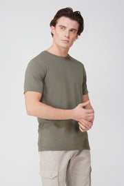 Solid Round Neck T-Shirt 180 GSM Cotton