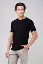 Load image into Gallery viewer, Solid Round Neck T-Shirt 180 GSM Cotton
